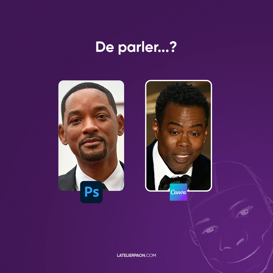 Photoshop vs Canva : campagne Atelierpaon