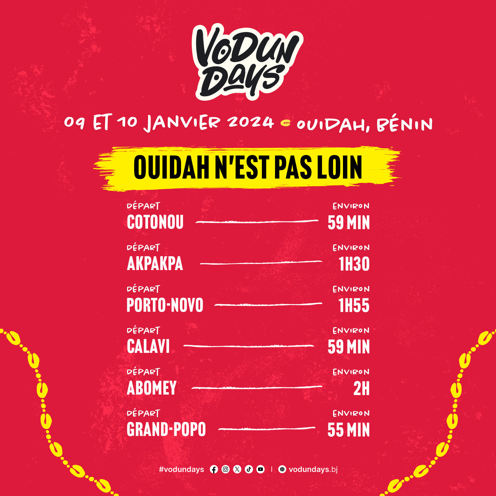 VODUN DAYS : campagne Bénin Tourisme