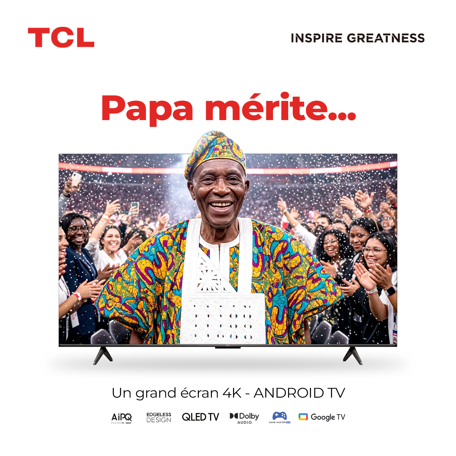 Fête des pères : campagne TCL BJ