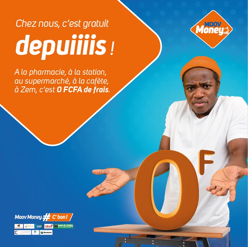 0F Moov Money : campagne Moov Africa Bénin