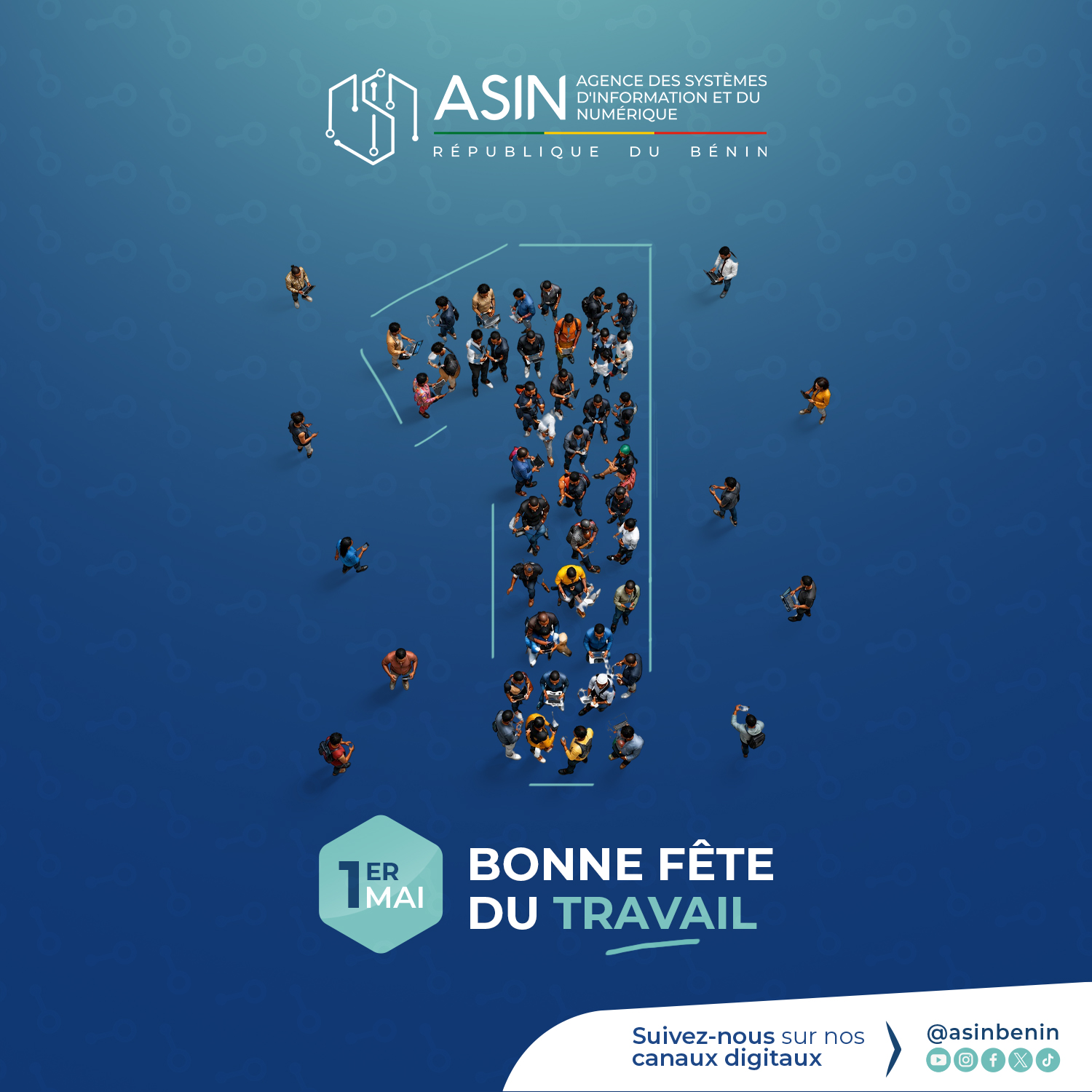 Fête du travail : campagne ASIN Bénin