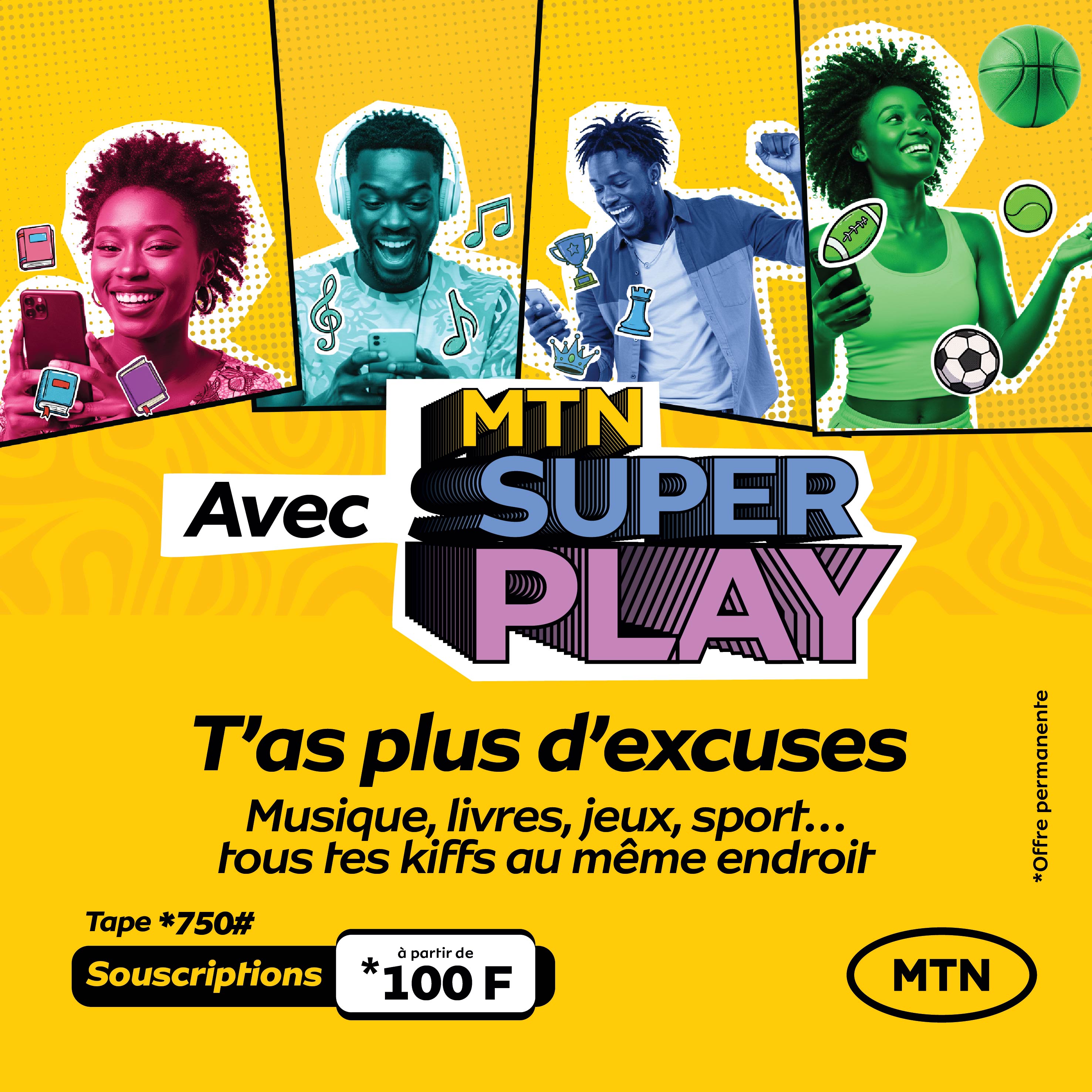 MTN SUPER PLAY : campagne MTN BENIN