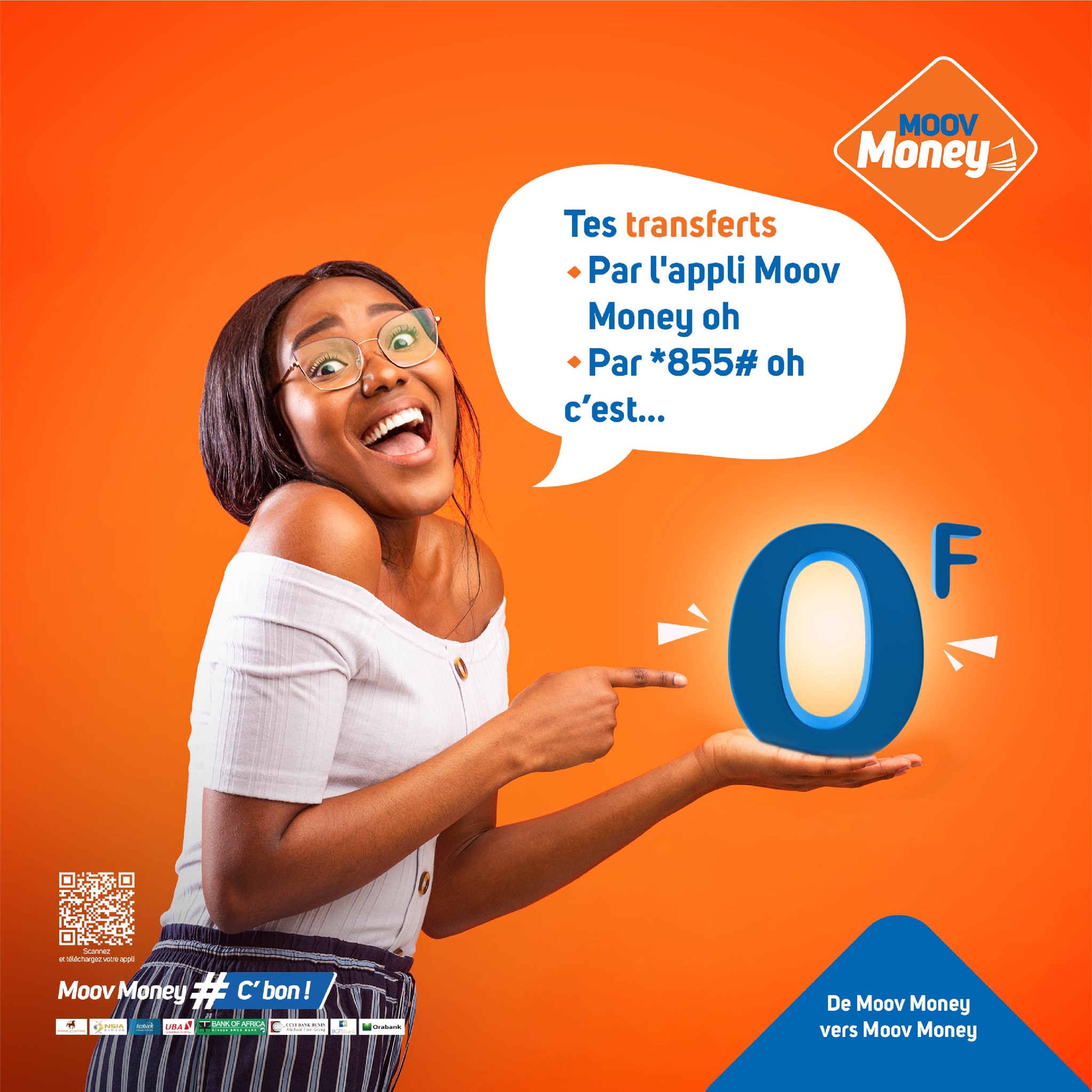 0F Moov Money : campagne Moov Africa Bénin