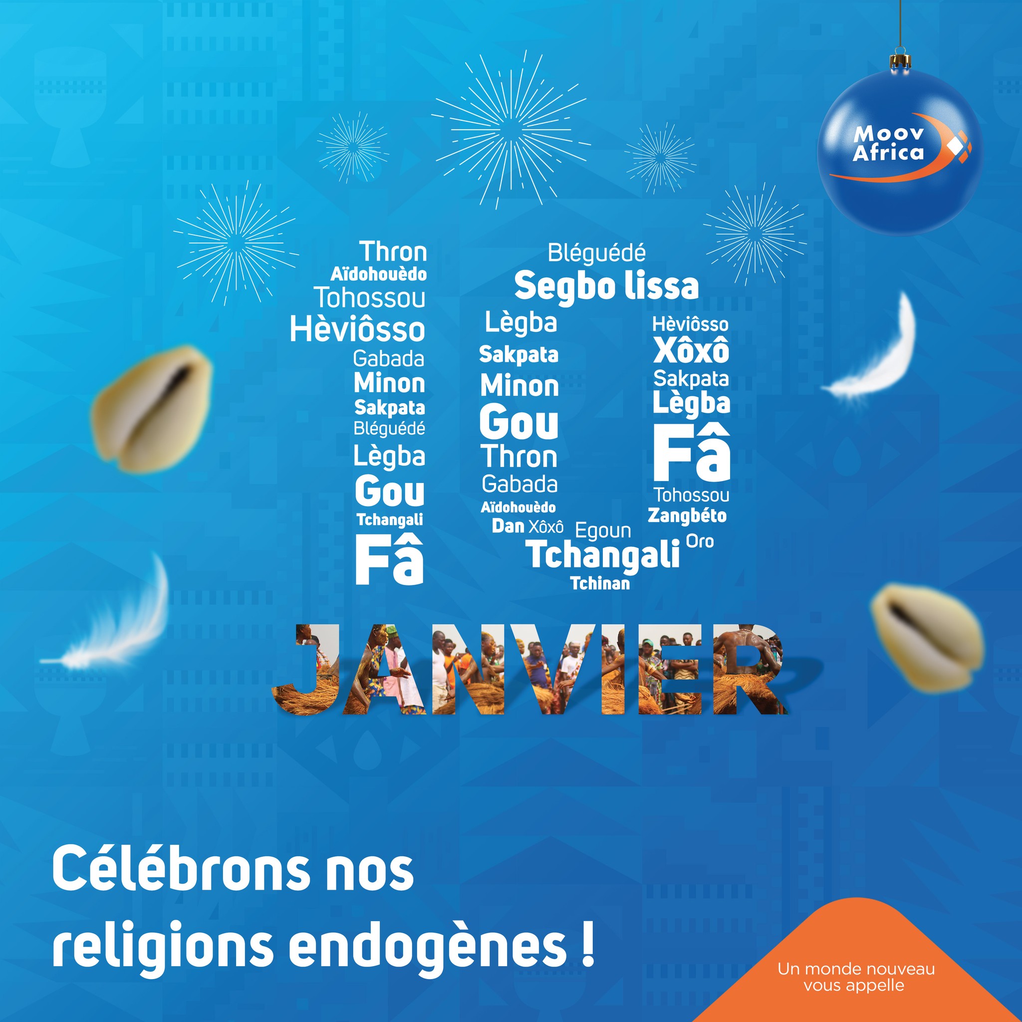 Fête du Vodun : campagne Moov Africa Bénin