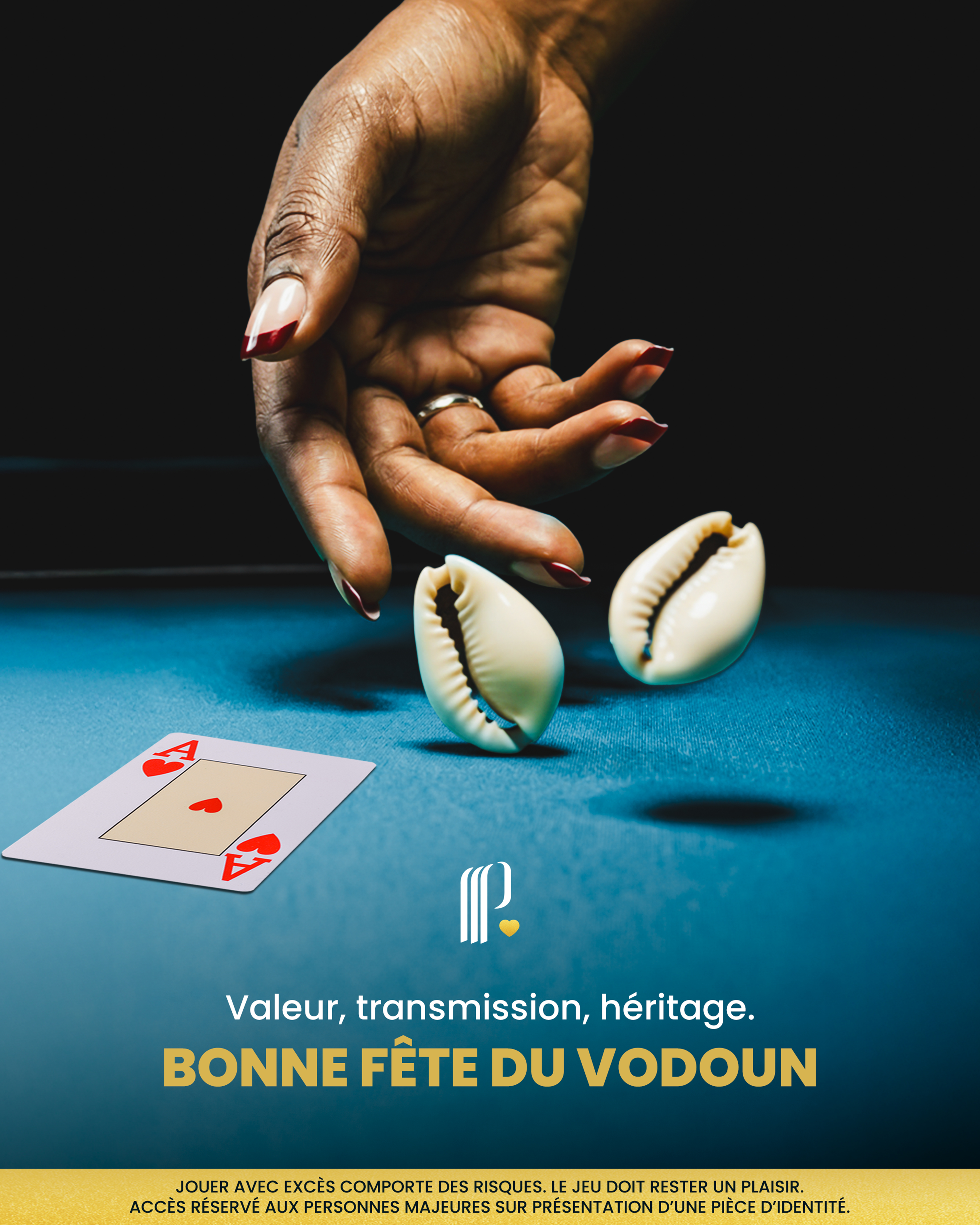 Just a key visual  : campagne Casino Partouche de Cotonou 