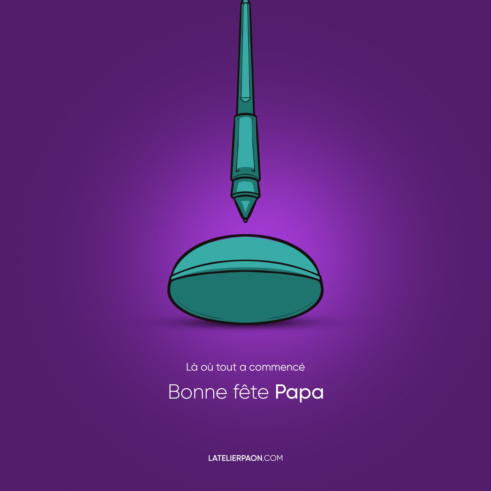 Fête des pères : campagne atelierpaon